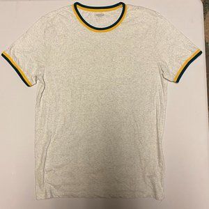 Old Navy | t-shirt | Lg | Grey | Color Colar & Sleeves | Like New